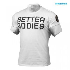 Better Bodies Basic Logo Tee, White